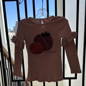 MudPie pumpkin long sleeve shirt
